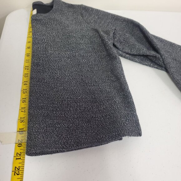 Marine Layer Women Chill Textured Sweatshirt Size XS Gray Organic Comfort Lounge - Picture 9 of 11